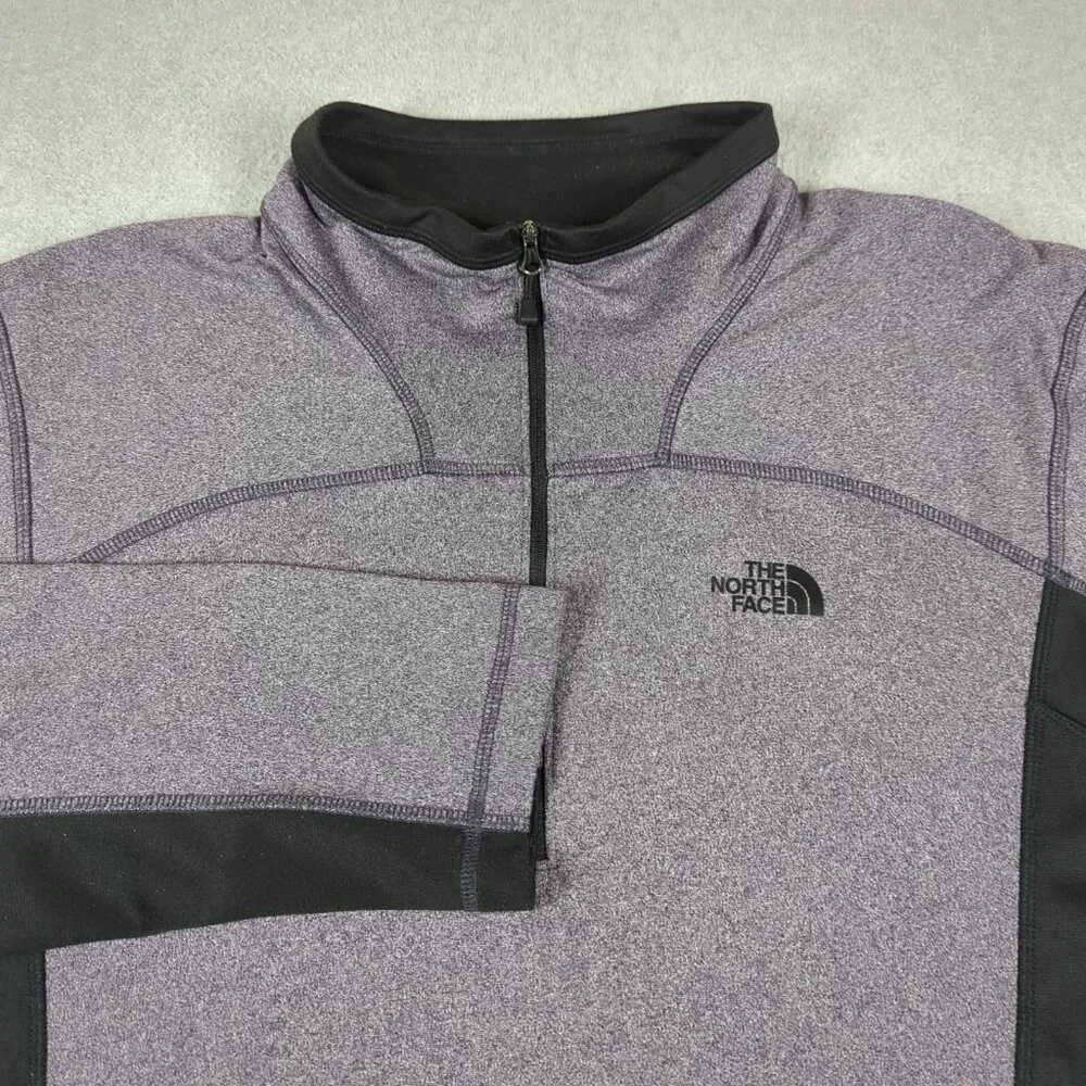 The North Face Sweater Mens XL Fleece Quarter Zip Pullover Hiking Outdoors